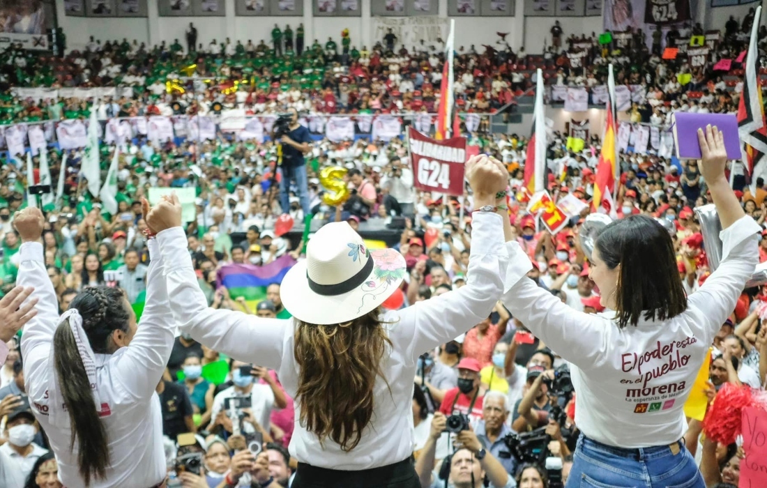 Mara Lezama muestra su fuerza con impactantes cierres de campaña