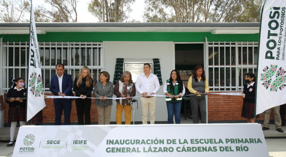 Arranca Ricardo Gallardo entrega de nuevas escuelas