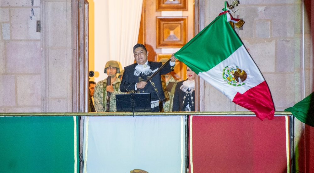 Ricardo Gallardo encabeza tradicional Grito de Independencia